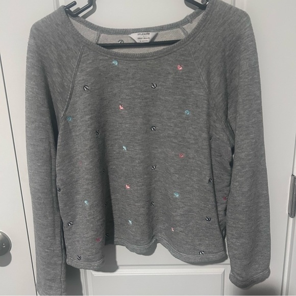 Splendid X Gray Malin Umbrella Sweatshirt. XS - Picture 4 of 9
